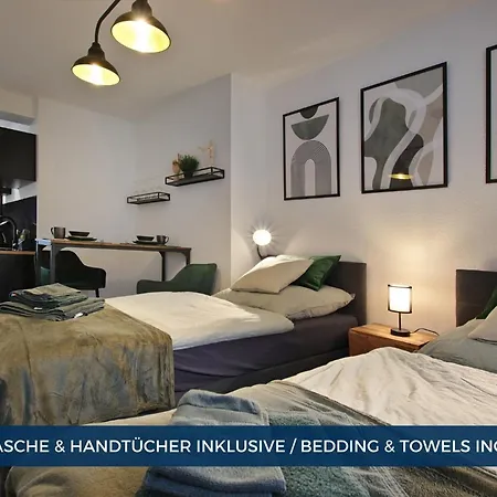 Rtr - Fuer Bis Zu 2 Personen - Voll Ausgestattet - Balkon - Zentral Limbecker Platz - Messe - Uniklinikum - Smart Tv - Parken - Modern *