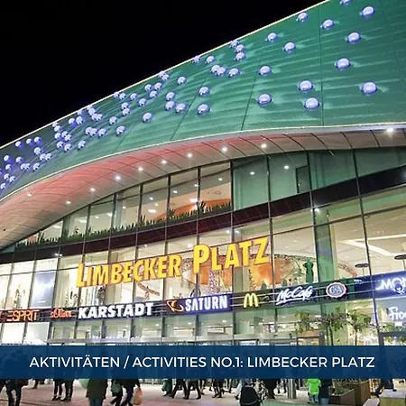 Rtr - Fuer Bis Zu 2 Personen - Voll Ausgestattet - Balkon - Zentral Limbecker Platz - Messe - Uniklinikum - Smart Tv - Parken - Modern Apartment Essen