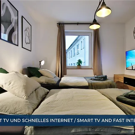 Apartment Rtr - Fuer Bis Zu 2 Personen - Voll Ausgestattet - Balkon - Zentral Limbecker Platz - Messe - Uniklinikum - Smart Tv - Parken - Modern Essen