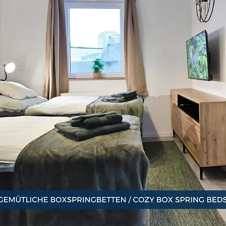Rtr - Fuer Bis Zu 2 Personen - Voll Ausgestattet - Balkon - Zentral Limbecker Platz - Messe - Uniklinikum - Smart Tv - Modern * Έσσεν