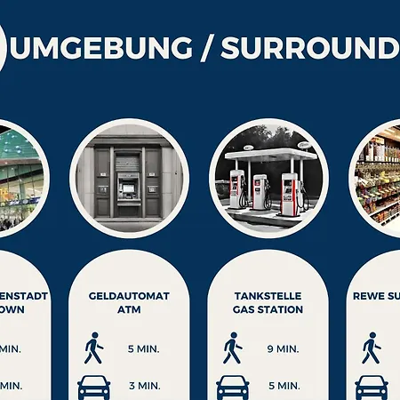 Rtr - Fuer Bis Zu 2 Personen - Voll Ausgestattet - Balkon - Zentral Limbecker Platz - Messe - Uniklinikum - Smart Tv - Parken - Modern Essen