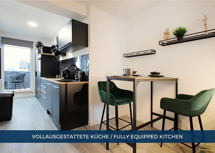 Rtr - Fuer Bis Zu 2 Personen - Voll Ausgestattet - Balkon - Zentral Limbecker Platz - Messe - Uniklinikum - Smart Tv - Modern Essen