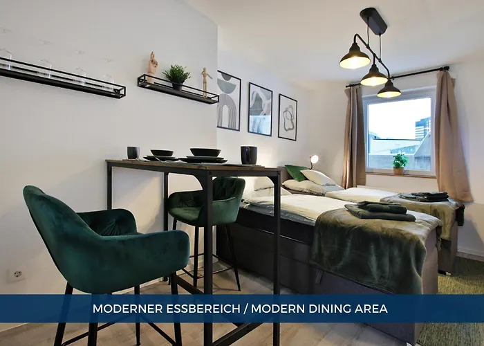 Rtr - Fuer Bis Zu 2 Personen - Voll Ausgestattet - Balkon - Zentral Limbecker Platz - Messe - Uniklinikum - Smart Tv - Modern * Essen